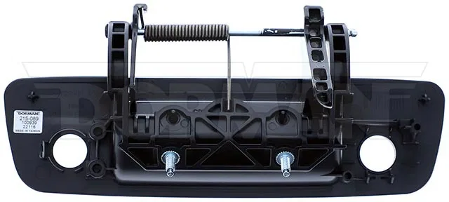 15700 – DORMAN Tailgate Handle, OE Replacement Paint To Match Black Plastic With Camera Hole With Ke - view 2